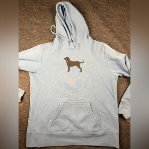 Light Blue The Black Dog Hoodie